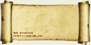 Jasmina Krneta vizit kartica